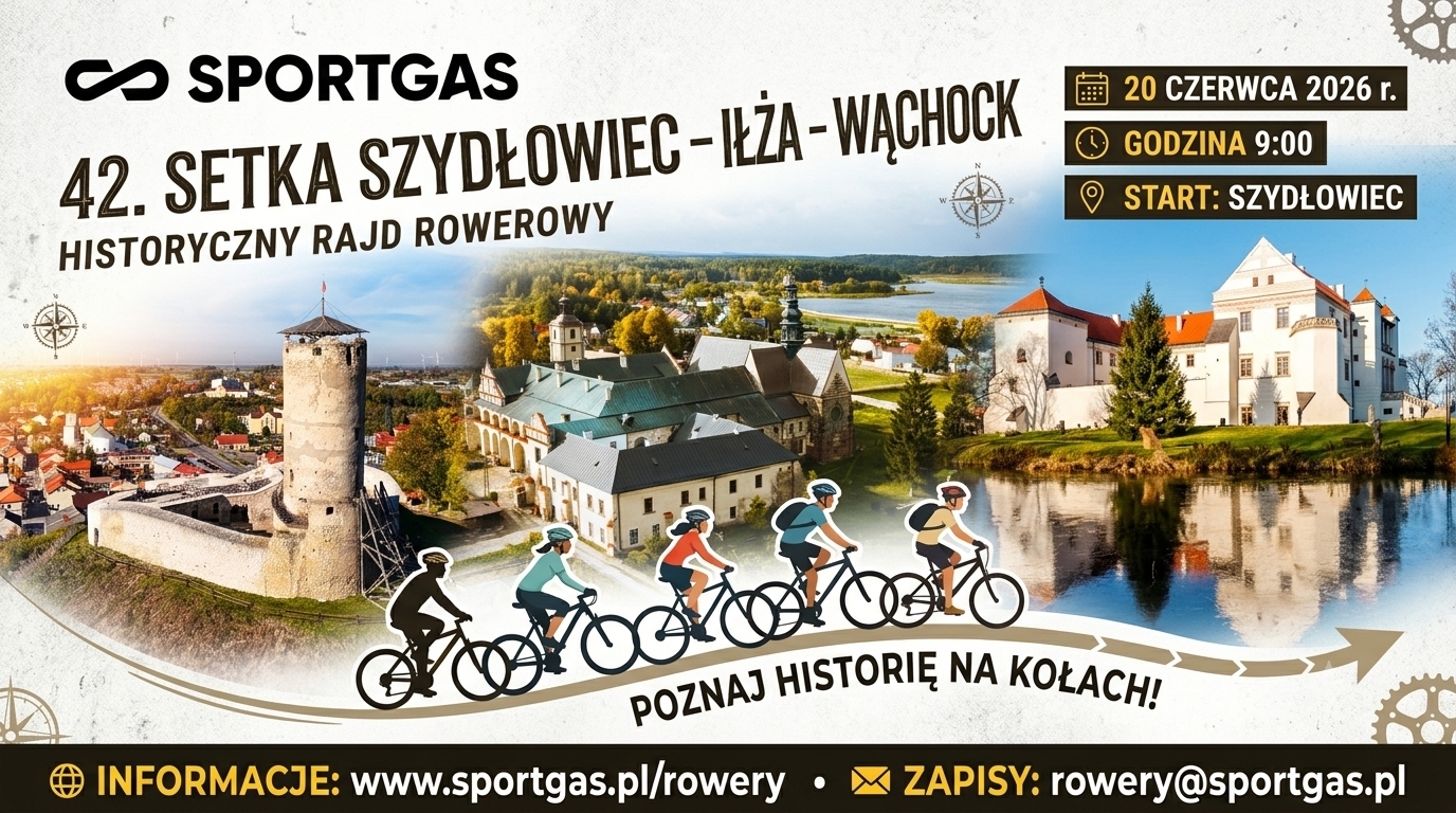 Zaproszenie na 42. Sportgasową SETKĘ Szydłowiec Iłża Wąchock