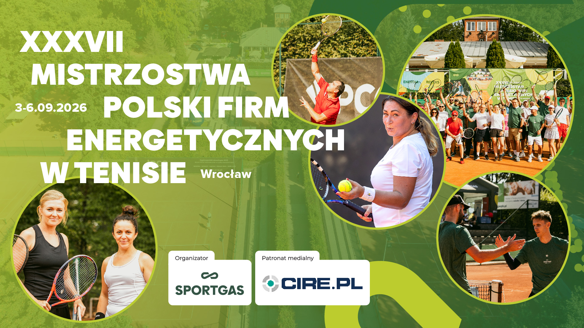 Ruszyły zapisy na 37. Mistrzostwa Polski Firm Energetycznych w Tenisie 3-6 września we Wrocławiu 