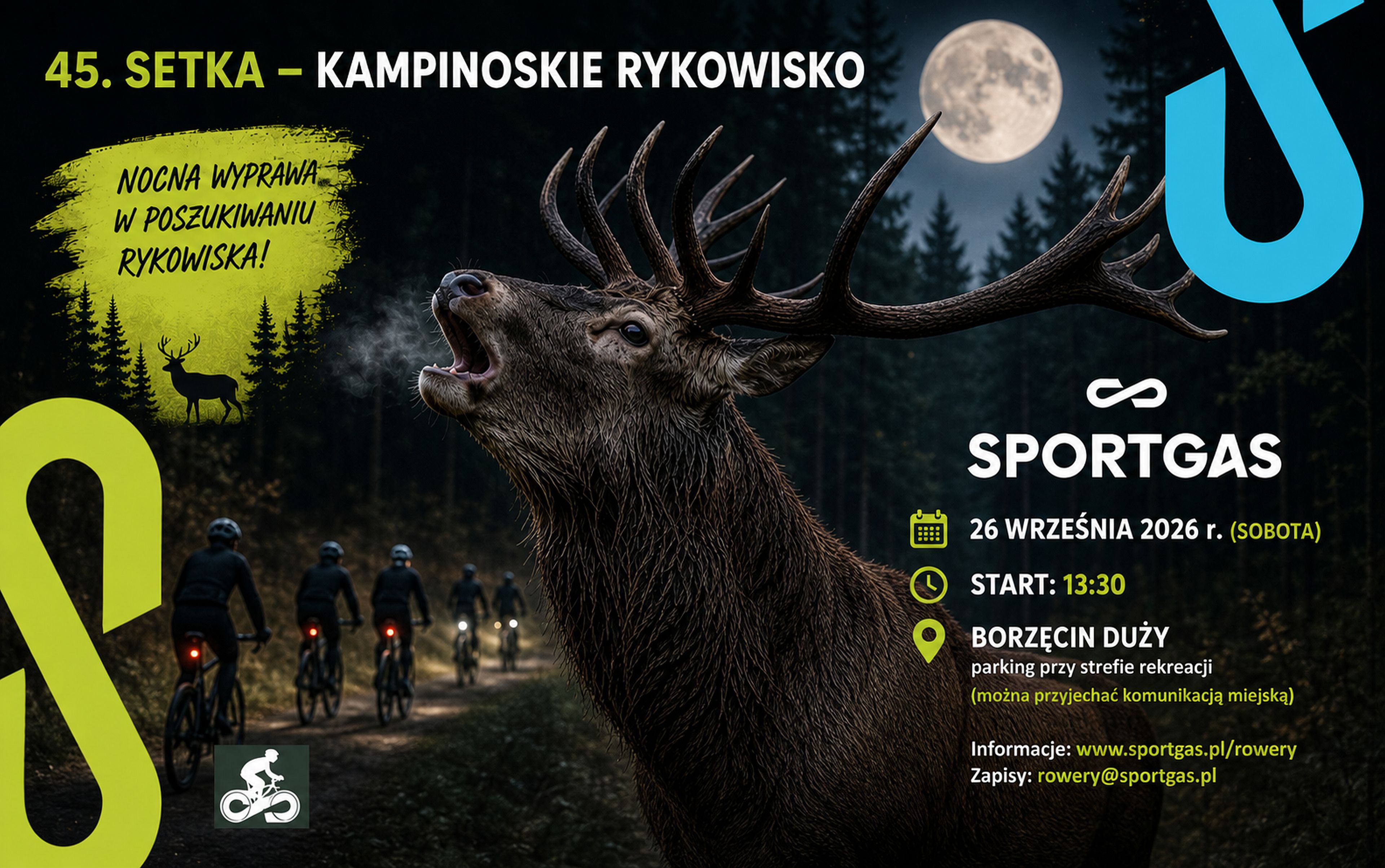 Zaproszenie na 45. Sportgasową SETKĘ Kampinoskie Rykowisko