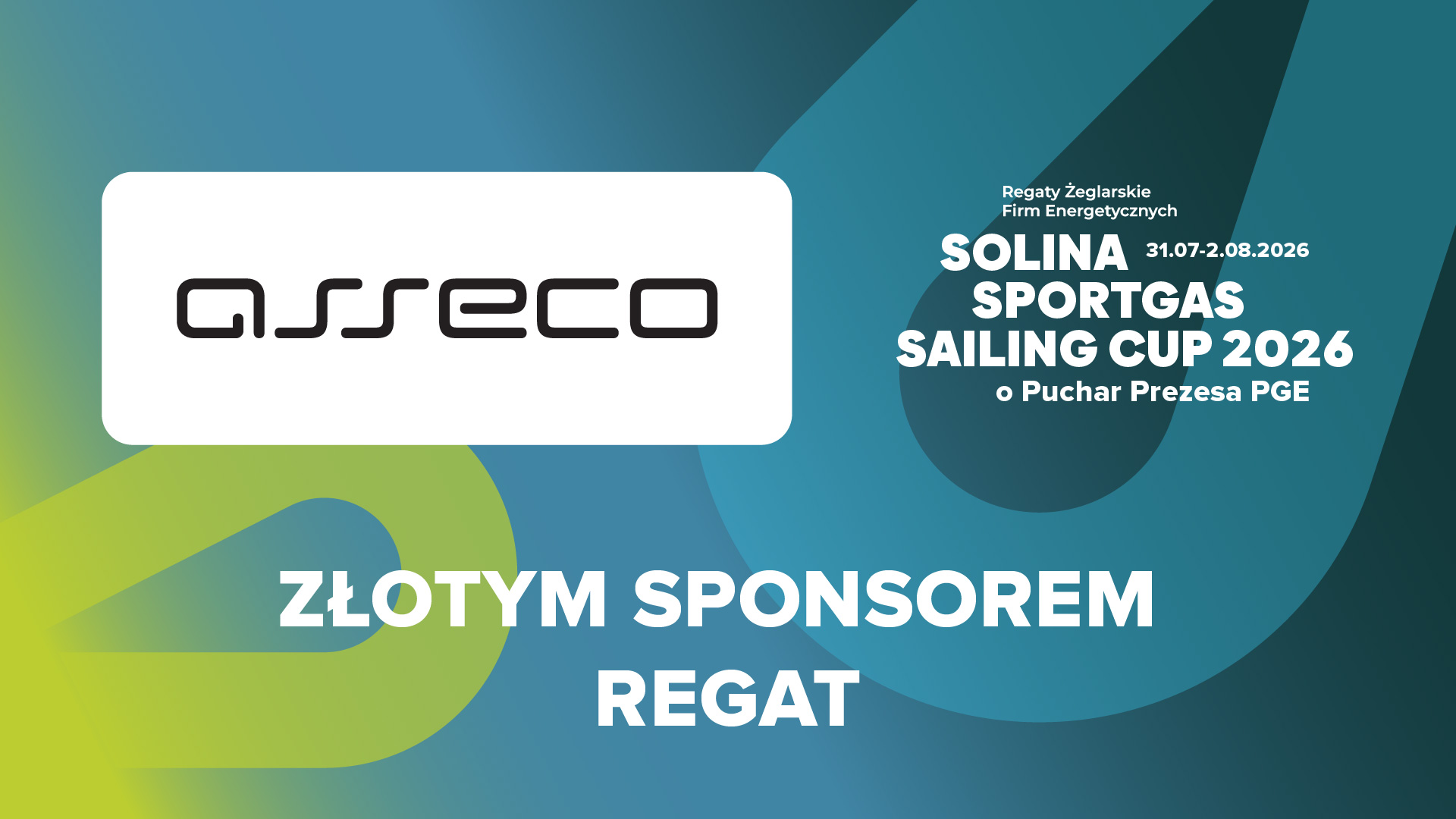 Asseco Złotym Sponsorem Solina Sportgas Sailing Cup 2026 o Puchar Prezesa PGE